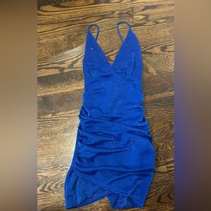 Pretty sparkly blue mini dress
